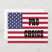 PRO CHOICE BRIEFKAART (Voorkant / Achterkant)