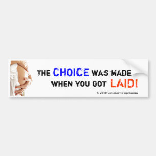 Pro-Choice! Bumpersticker