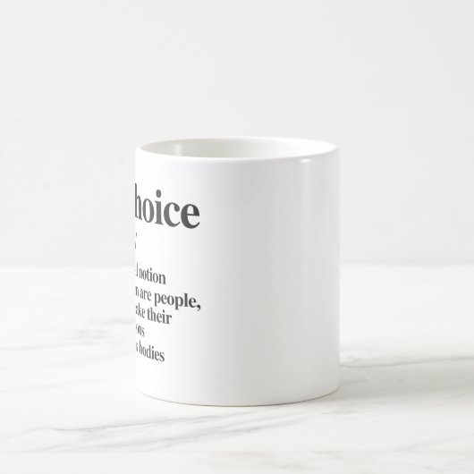 Pro-Choice-definitie Koffiemok (Center)