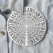 Pro Choice - Feminist Pin Ronde Button 6,0 Cm (In situ)