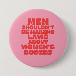 "Pro-choice" feminist Ronde Button 7,6 Cm