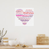 Pro Choice Heart Poster (Keuken)