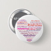 Pro Choice Heart Ronde Button 5,7 Cm (Voorkant /achterkant)