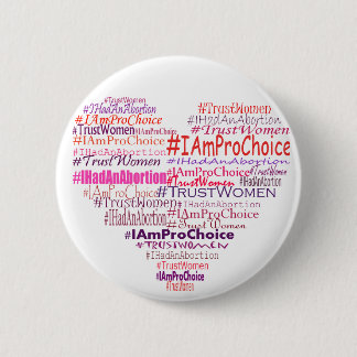 Pro Choice Heart Ronde Button 5,7 Cm