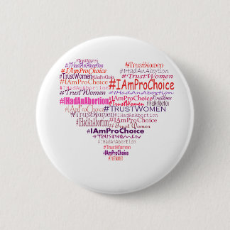 Pro Choice Heart Ronde Button 5,7 Cm