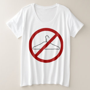 Pro-Choice Plus-Grootte Shirt