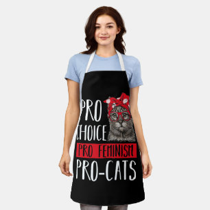 Pro Choice Pro Feminism Pro Cats Cat With Bandana Schort