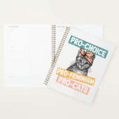 Pro-Choice, Pro-feminisme, Pro-Cat | Kat Lover Planner (Display)