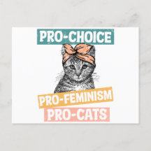Pro Choice Pro Feminisme Pro Cats