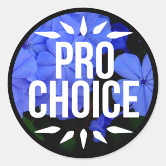 Pro Choice-Stickers Ronde Sticker