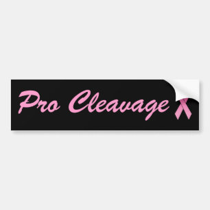 Pro Cleavage Bumpersticker