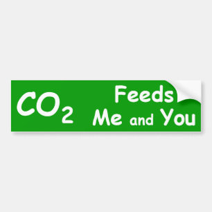 Pro-CO2-Bumpersticker Bumpersticker