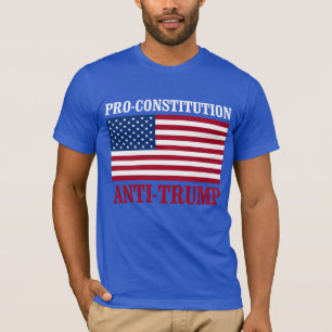 Pro-Constitutionele anti-trump - anti-trump — T-shirt