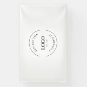 Pro Custom Grote Logo Bedrijf Branding Eenvoudig Spandoek (Verticaal)