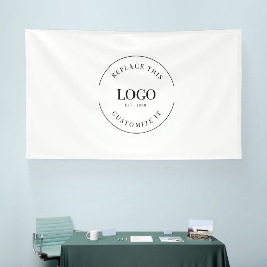 Pro Custom Grote Logo Bedrijf Branding Eenvoudig Spandoek (Beurs)