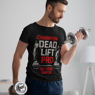 Pro Dead Lift Poids Lifter Barbell Tee Men TSHIRT