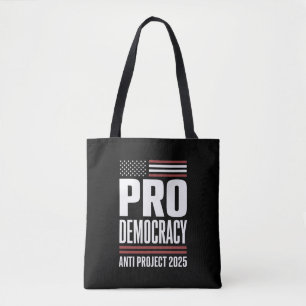 Pro Democratie Anti Project 2025 Trump 2025 Draagtas