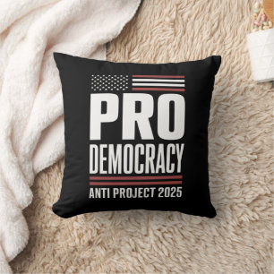 Pro Democratie Anti Project 2025 Trump 2025 Kussen
