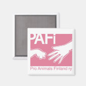Pro Dieren Finland Logo Magneet (Voorkant / Achterkant)