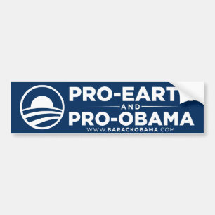 Pro-Earth Obama Bumpersticker