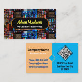 Pro Elektronische PCB Printplaat (QR Code) Visitekaartje (Voorkant / Achterkant)