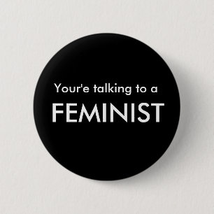 Pro-feministische Button