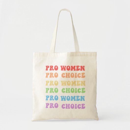Pro Femmes Pro Choice Feminist Cute Retro Sac four (Devant)