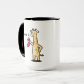 Pro-Finder Giraffe Funny Coffee Mug Mok (Voorkant links)