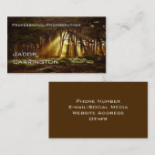 Pro-fotografie (Forest 3) Visitekaartje (Voorkant / Achterkant)