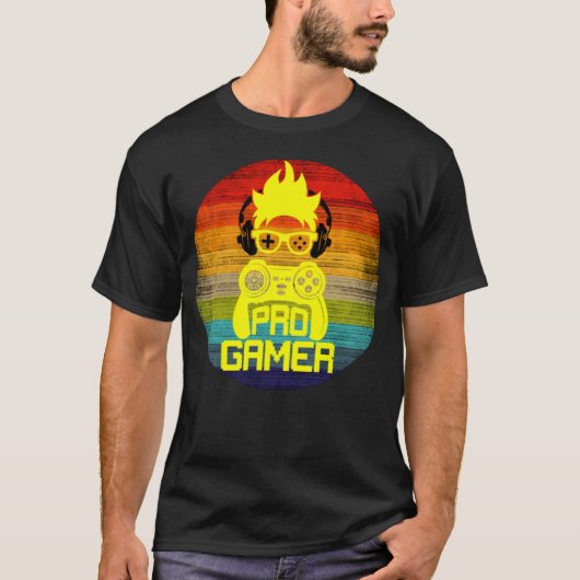 PRO GAMER - GAMING NERD T-SHIRT (Voorkant)