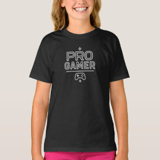 PRO GAMER — Minimaal wit T-shirt