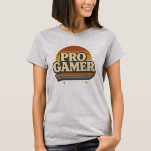 PRO GAMER — Sunset Badge T-shirt