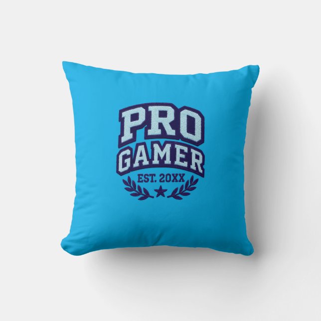 PRO GAMER — Varsity Chenille Patch Kussen (Voorkant)