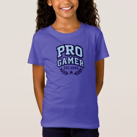 PRO GAMER — Varsity Chenille Patch T-shirt (Voorkant)