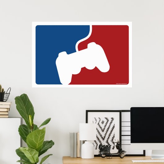 Pro Gamer Video Game Poster - Controller Geek (Thuiskantoor)