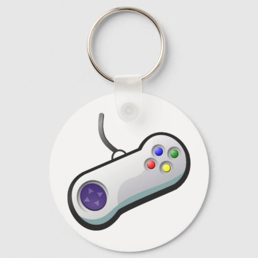 Pro gamer, videospelcontroller sleutelhanger (Voorkant)