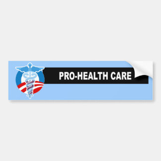 PRO-GEZONDHEIDSZORG BUMPERSTICKER