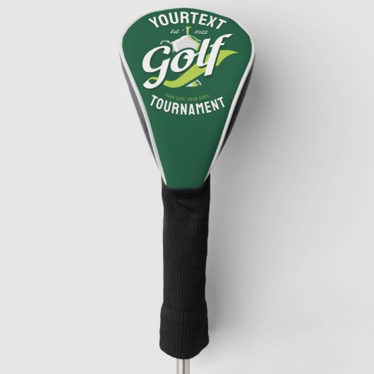 Pro Golfer NAAM Golf Trofee Toernooi Golfen Golfheadcover (Voorkant)