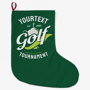 Pro Golfer NAAM Golf Trofee Toernooi Golfen Grote Kerstsok