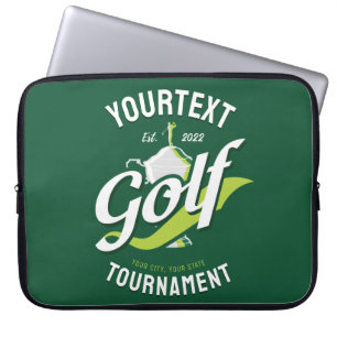 Pro Golfer NAAM Golf Trofee Toernooi Golfen Laptop Sleeve