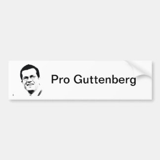 Pro Guttenberg Autoaufkleber Bumpersticker