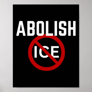 Pro Immigrant Anti IJstijd Anti Trump Poster