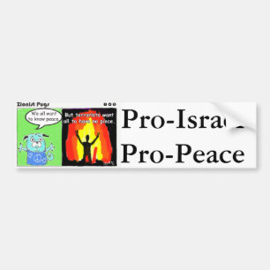 Pro-Israël, Pro-Peace Bumpersticker