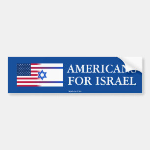 Pro-Israëlische Amerikanen voor Israëlische Bump Bumpersticker