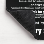 Pro-iterate polyamory Mousepad - zwart Muismat (Hoek)