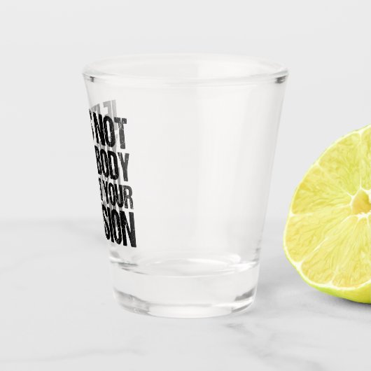 Pro-keuze Niet uw lichaam Niet uw beslissing Shot Glas (Rechts)
