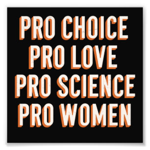 Pro Keuze Vrouwenrechten Feministe Patriarchaat LG Foto Afdruk