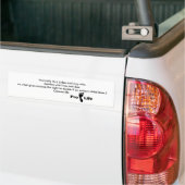 Pro-leven Bumpersticker (Op Truck)