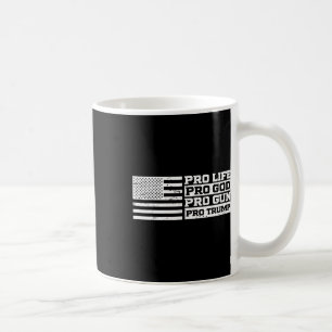 Pro Leven Pro God Pro Wapen Pro Trump Koffiemok