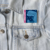 PRO LEVEN VIERKANTE BUTTON 5,1 CM (In situ)